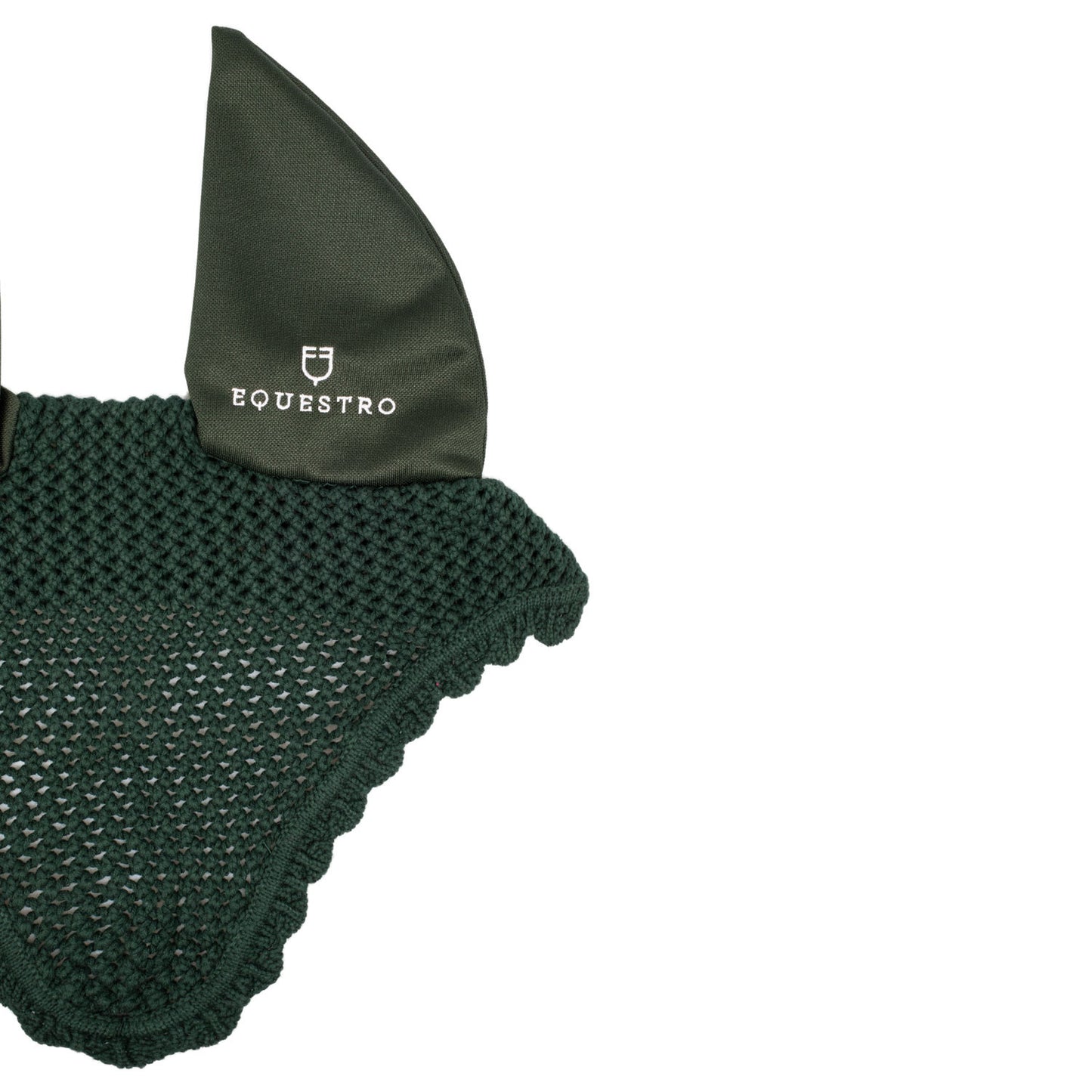 Gorro de punto con orejas elásticas Equestro - Verde