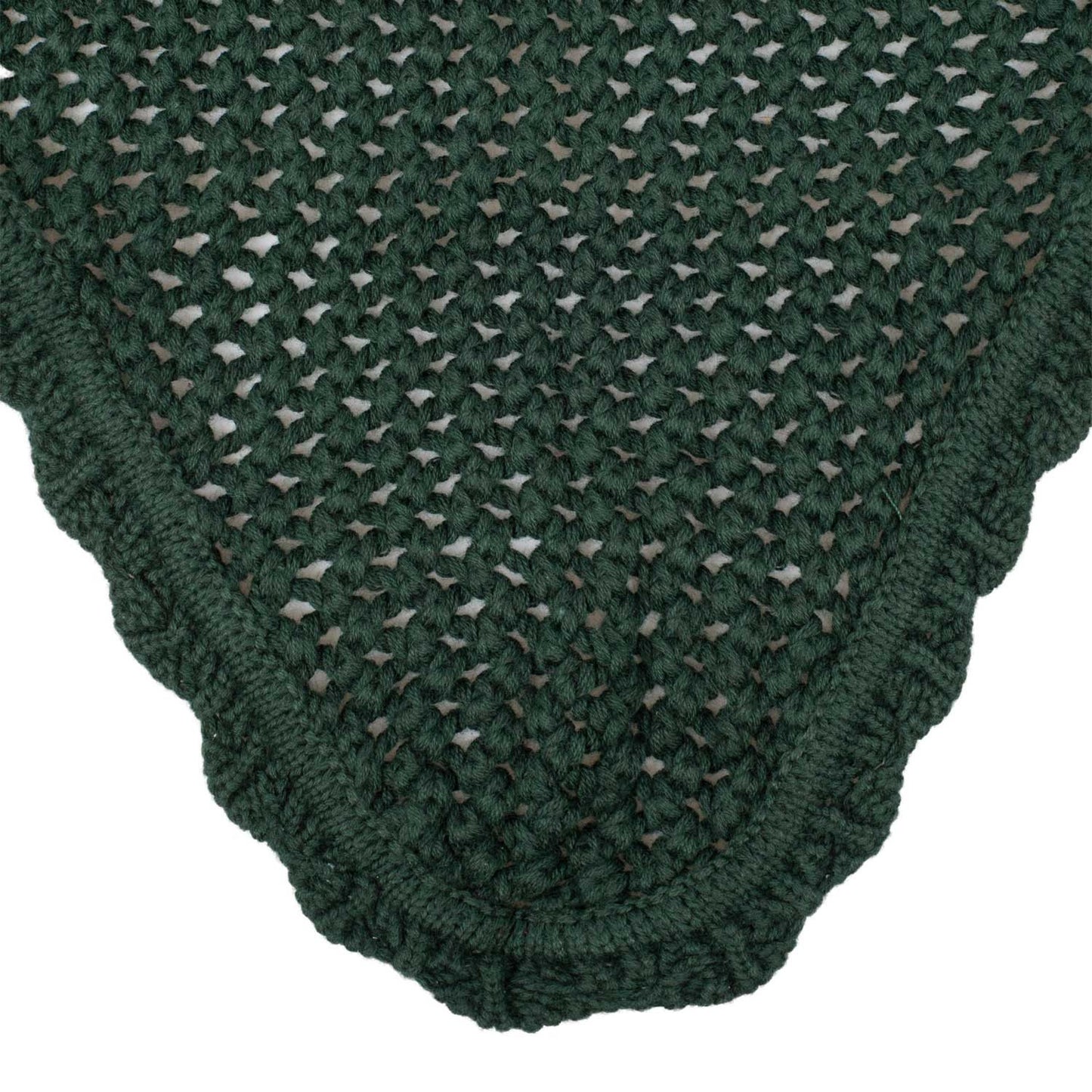 Gorro de punto con orejas elásticas Equestro - Verde
