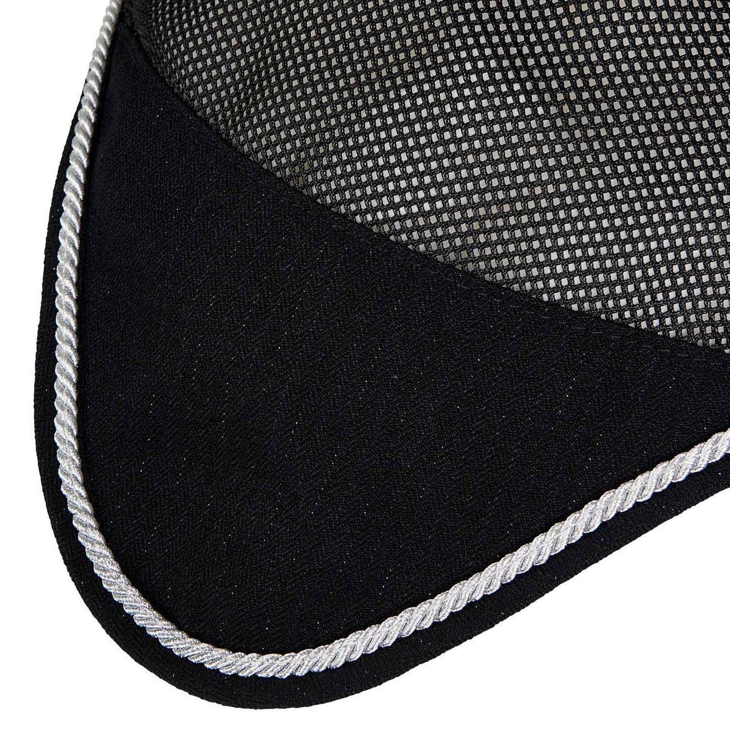 Gorro para caballo de algodón y tejido de malla perforada Equestro - Negro