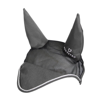 Gorro para caballo de algodón y tejido de malla perforada Equestro - Gris