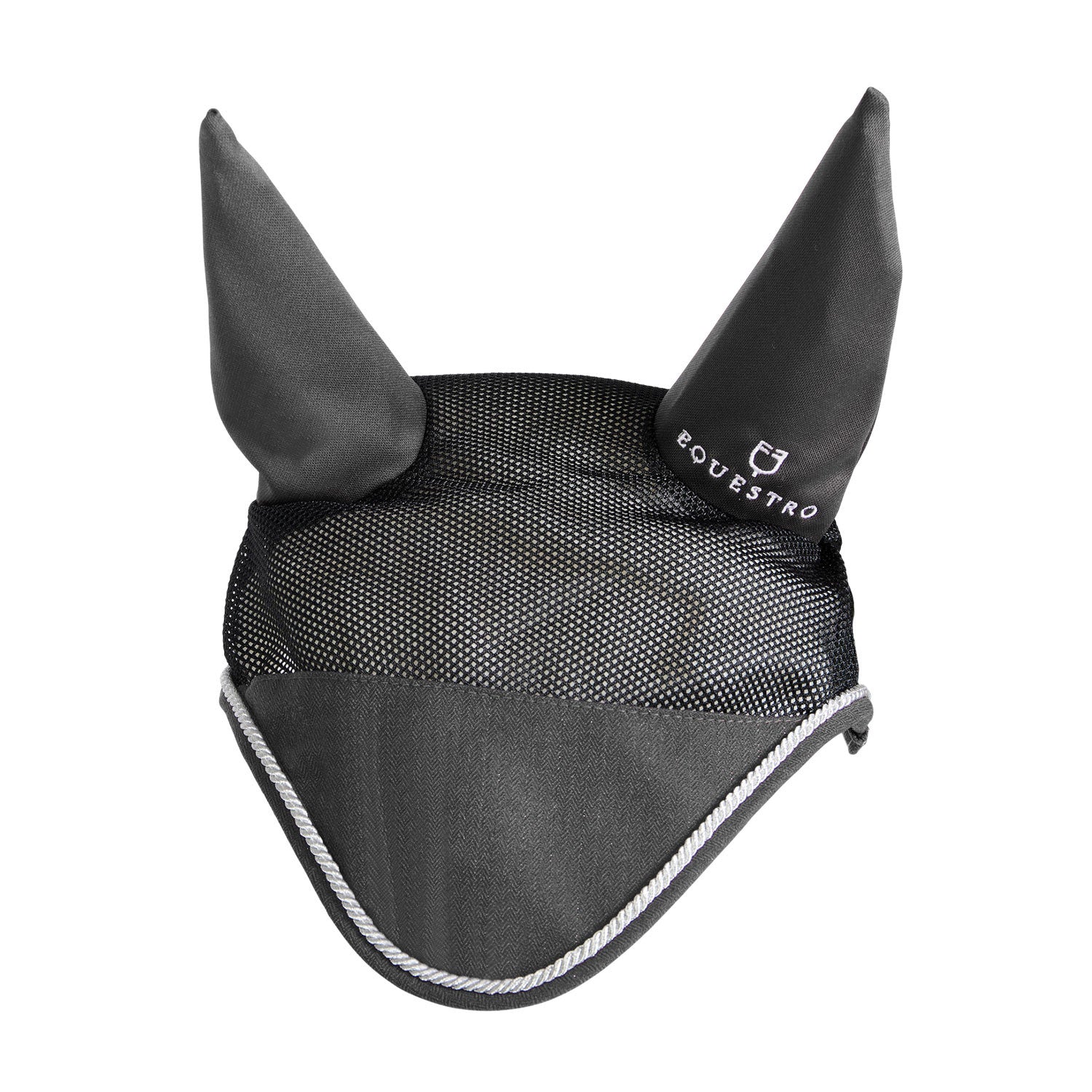 Gorro para caballo de algodón y tejido de malla perforada Equestro - Gris