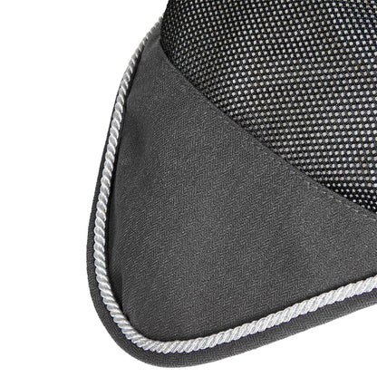 Gorro para caballo de algodón y tejido de malla perforada Equestro - Gris