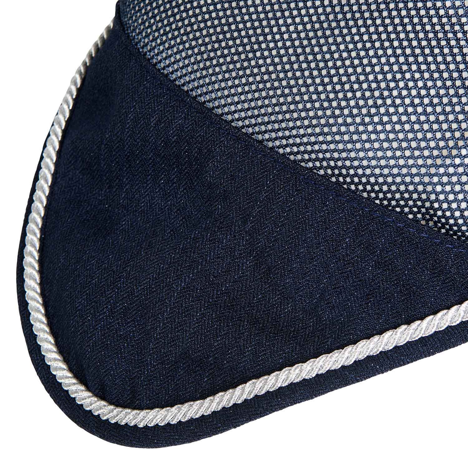 Gorro para caballo de algodón y tejido de malla perforada Equestro - Azul marino