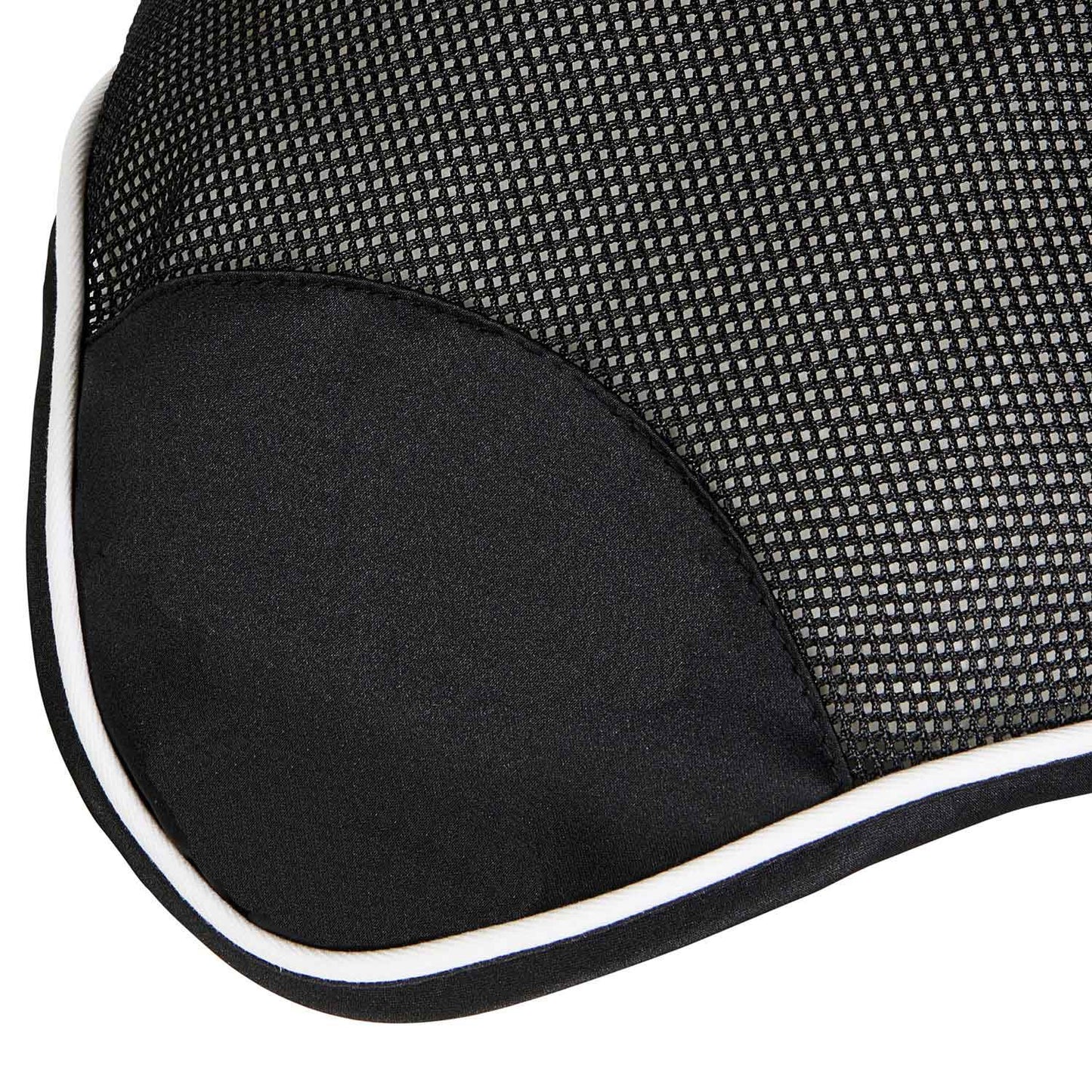 Cofia para caballo de algodón antibacteriano Equestro - Black/Black