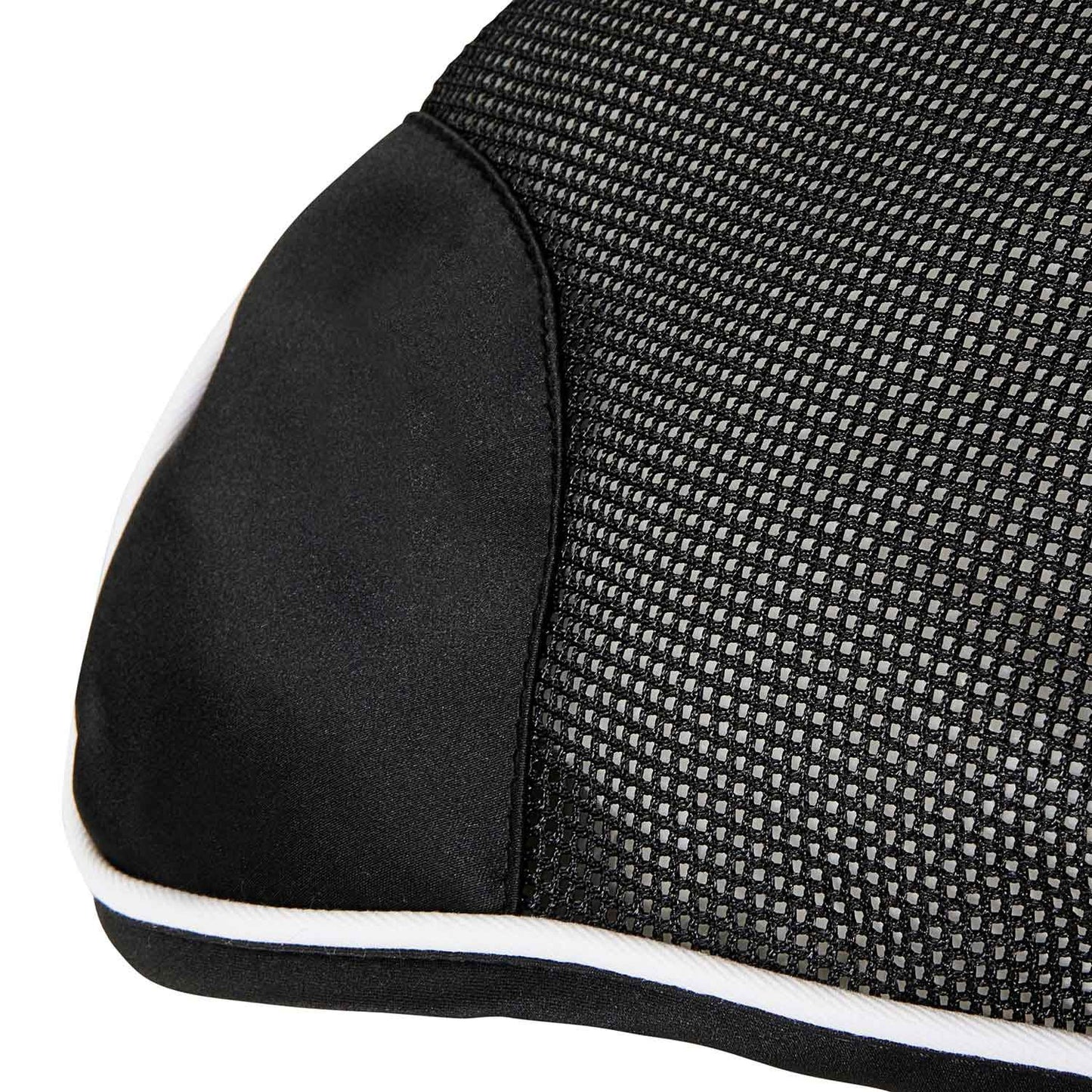 Cofia para caballo de algodón antibacteriano Equestro - Black/Black