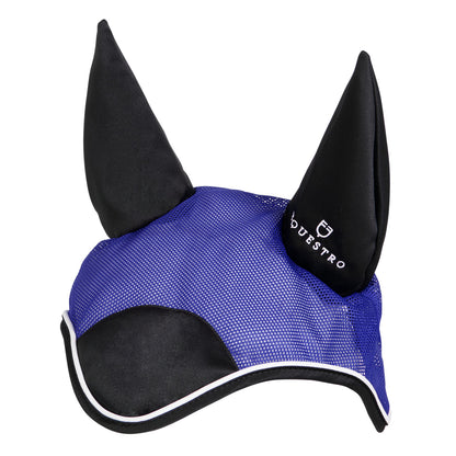 Cofia para caballo de algodón antibacteriano Equestro - Royal/Black