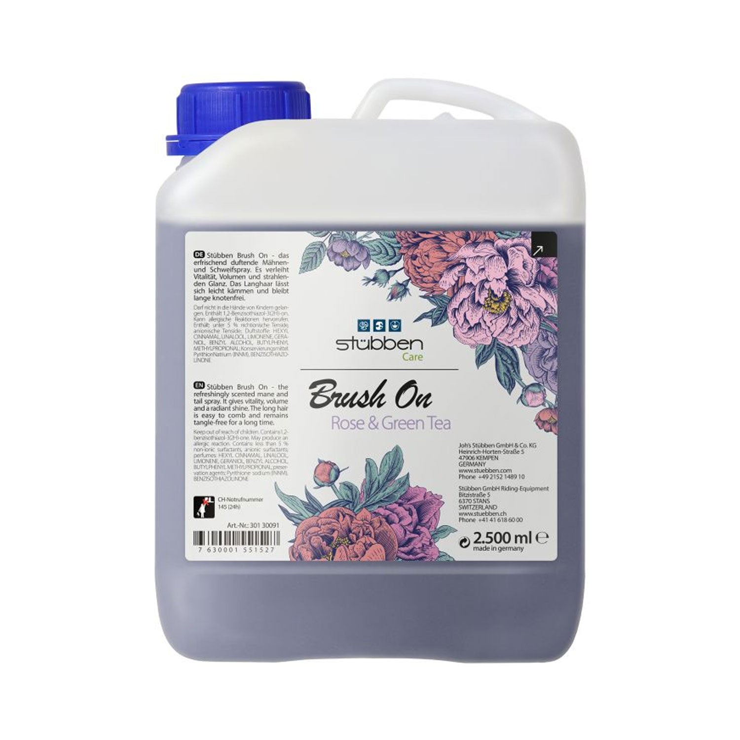 Stubben brush on rosa y té verde 2,5 l