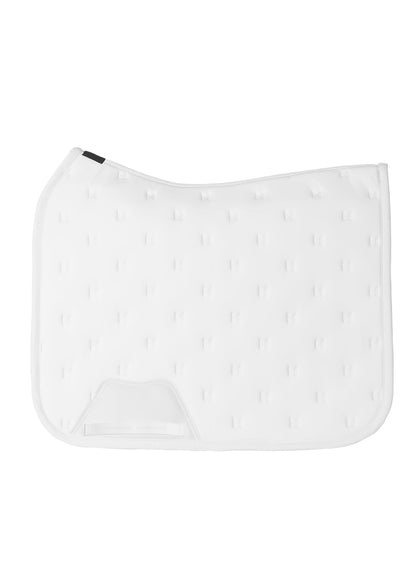 Producto ecuestre Maximilian Equestrian Stamp Dressage Saddle Pad (White) vista principal