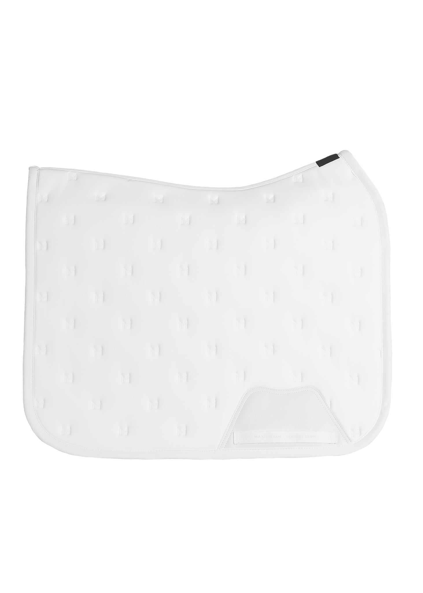 Producto ecuestre Maximilian Equestrian Stamp Dressage Saddle Pad (White) detalle 2