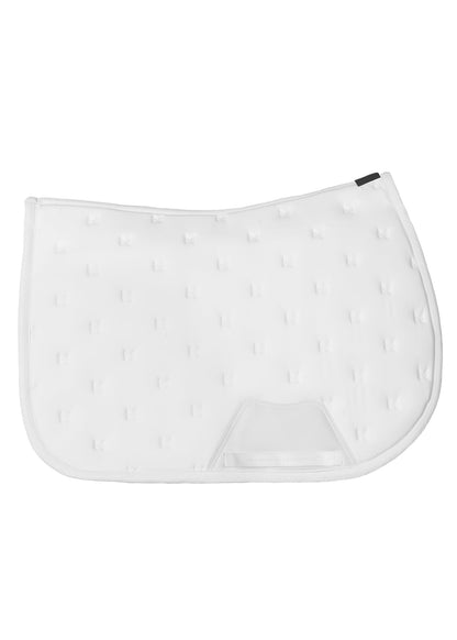 Producto ecuestre Maximilian Equestrian Stamp Jumping Saddle Pad (White) detalle 2