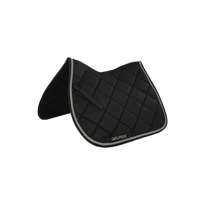 Mantilla de salto acolchada para pony Supreme - Black/Light Grey