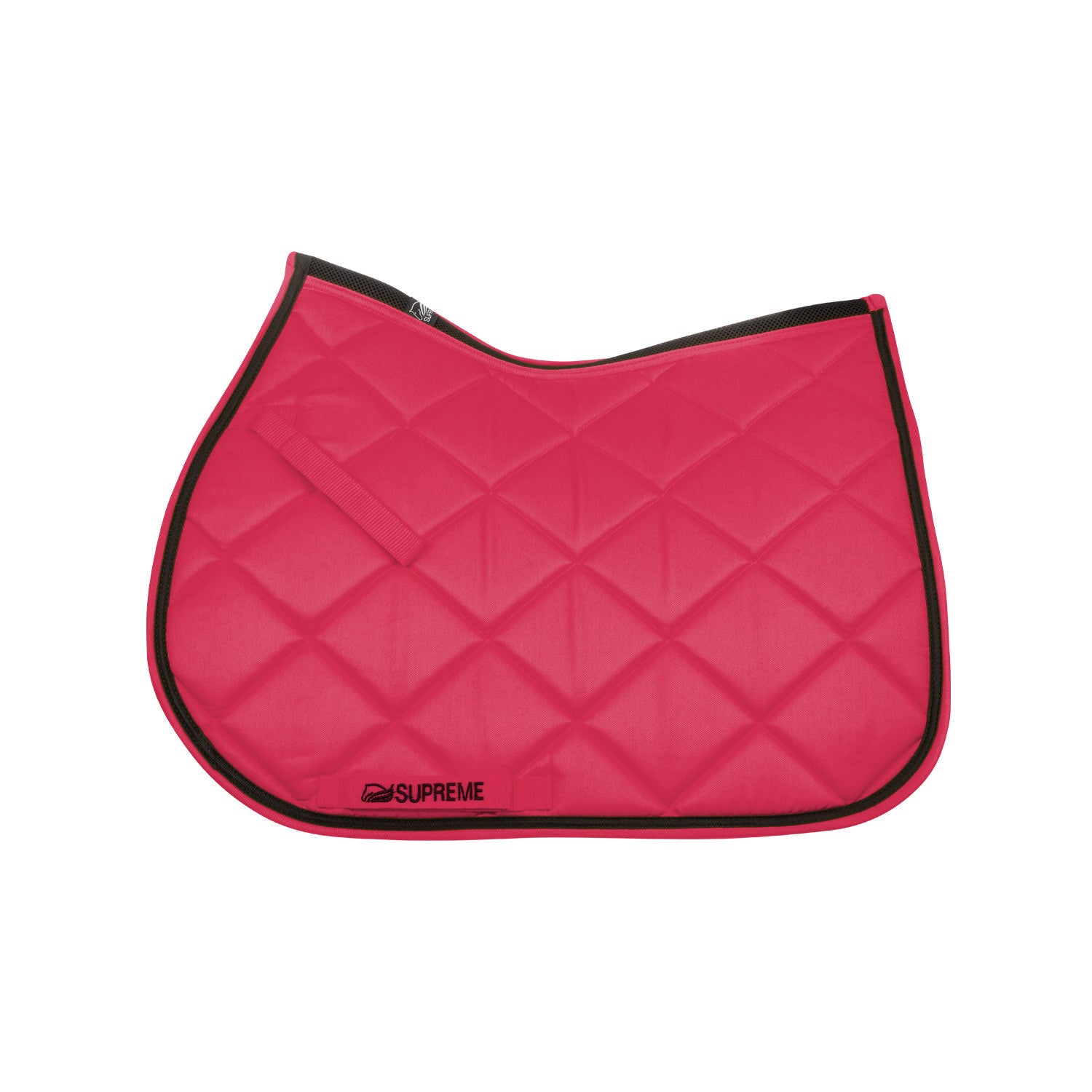 Mantilla de salto acolchada para pony Supreme - Fucsia/Black