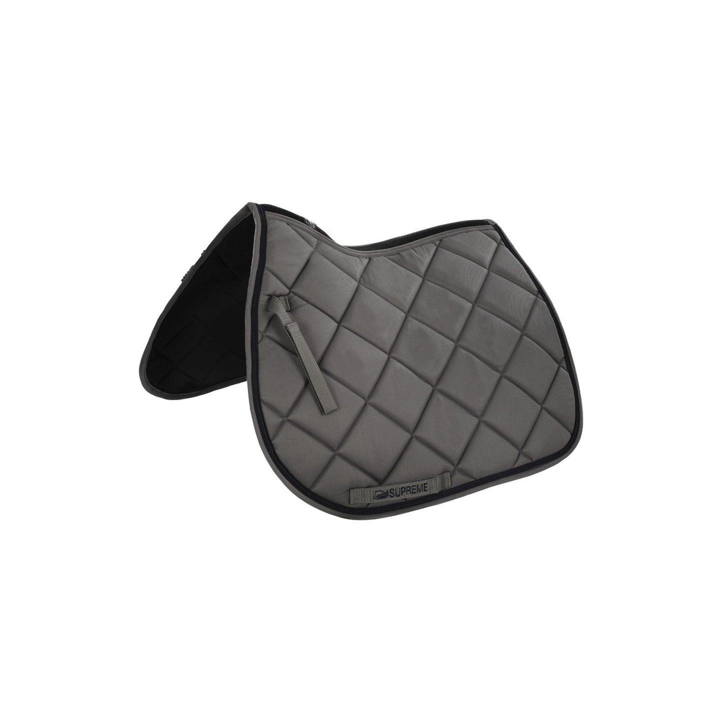 Mantilla de salto acolchada para pony Supreme - Grey/Navy