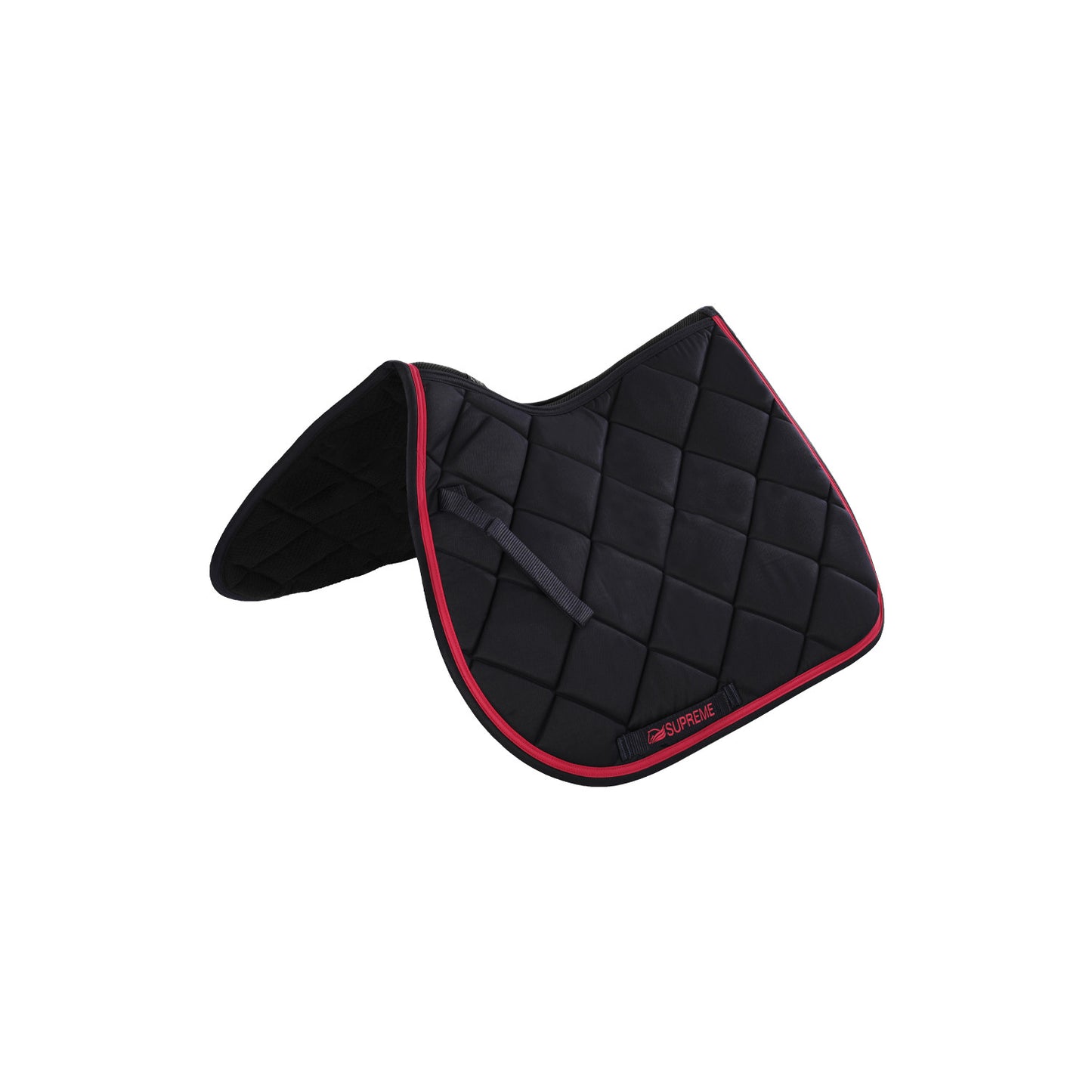 Mantilla de salto acolchada para pony Supreme - Navy/Fucsia