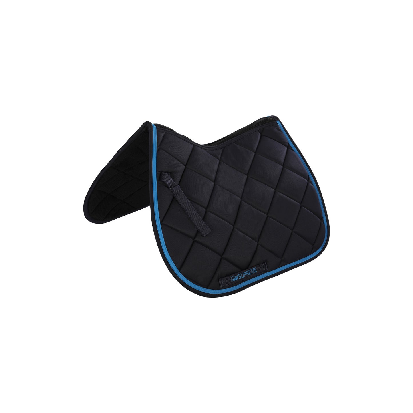Mantilla de salto acolchada para pony Supreme - Navy/Royal