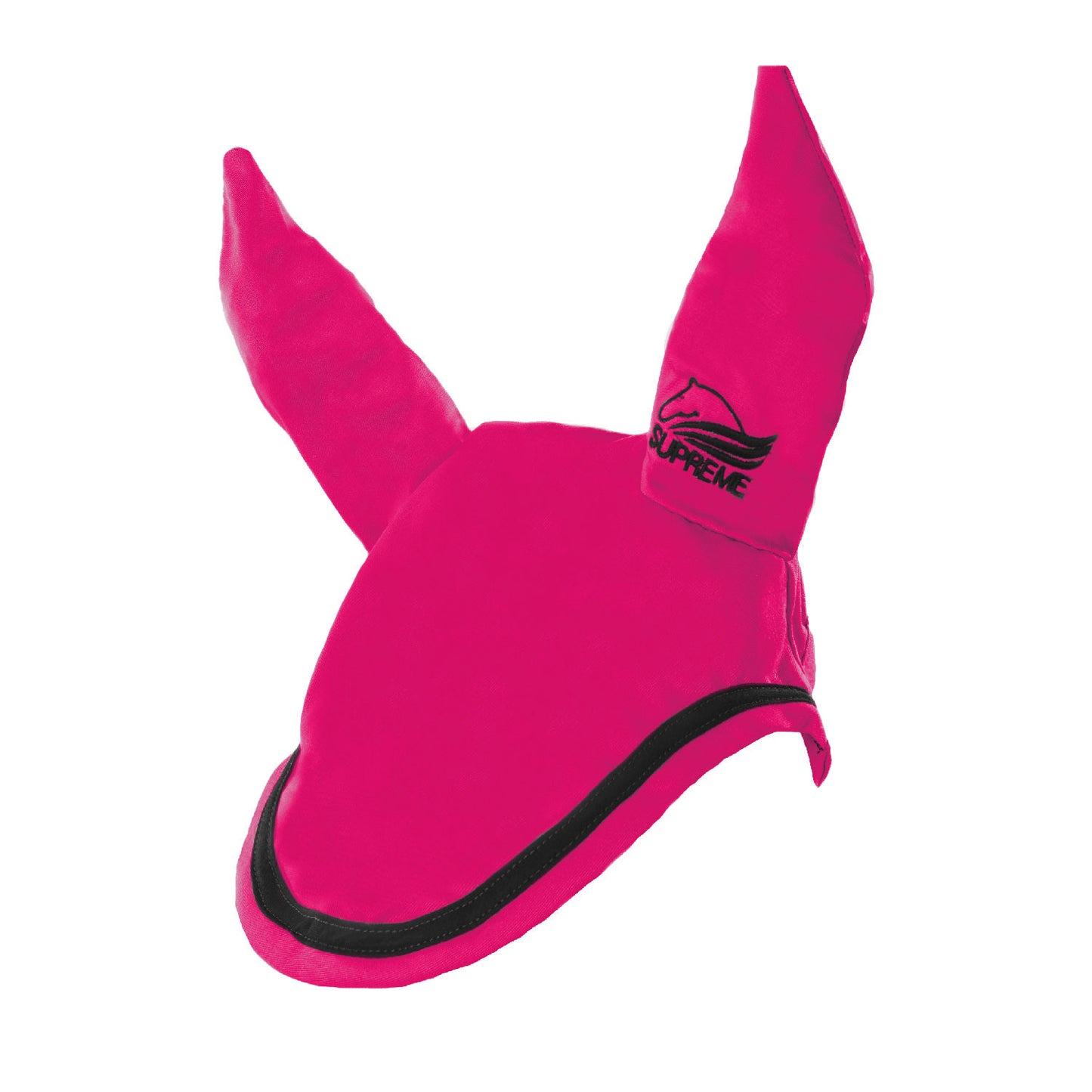 Cofia pony de algodón con ribete en contraste Supreme - Fucsia/Black