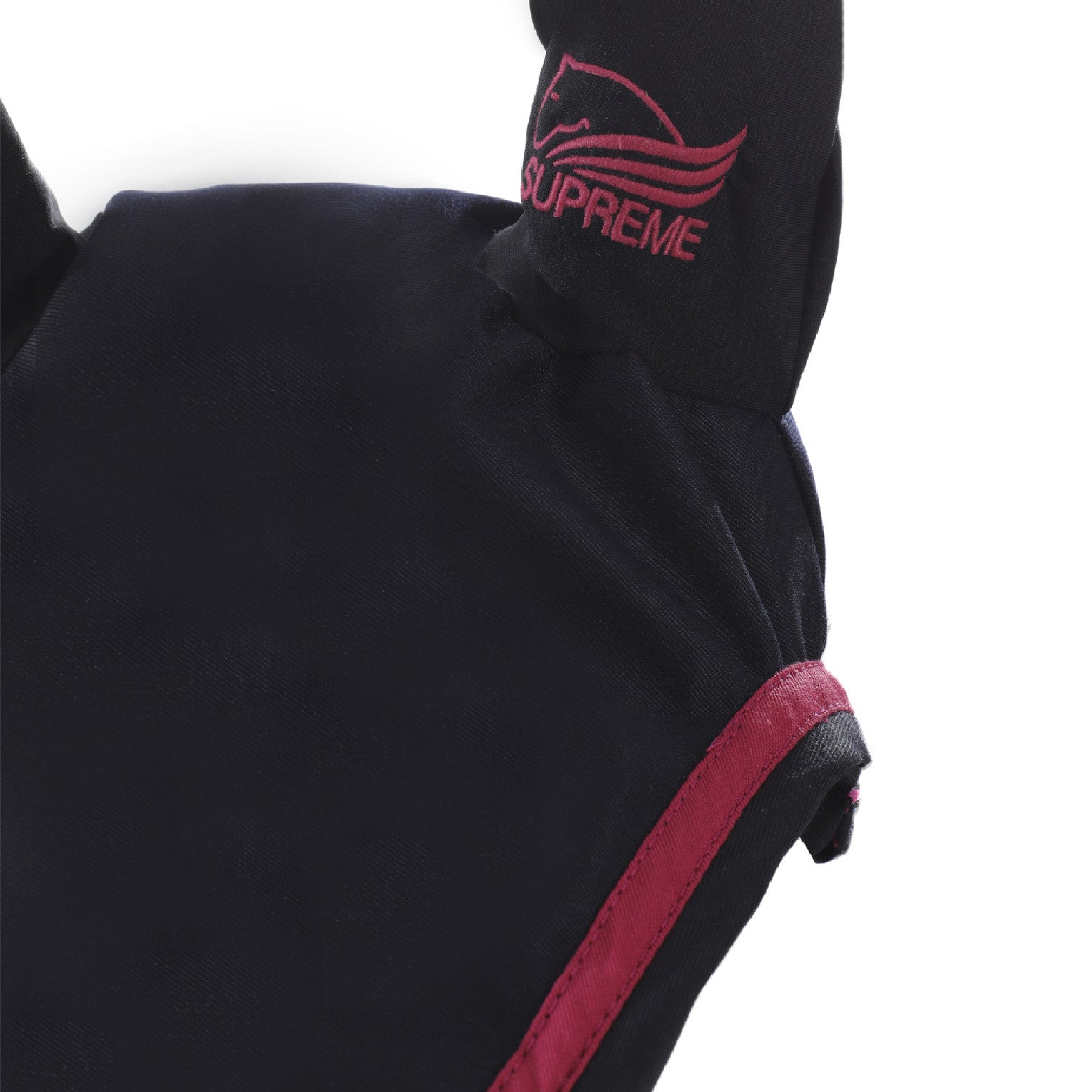 Cofia pony de algodón con ribete en contraste Supreme - Navy/Fucsia