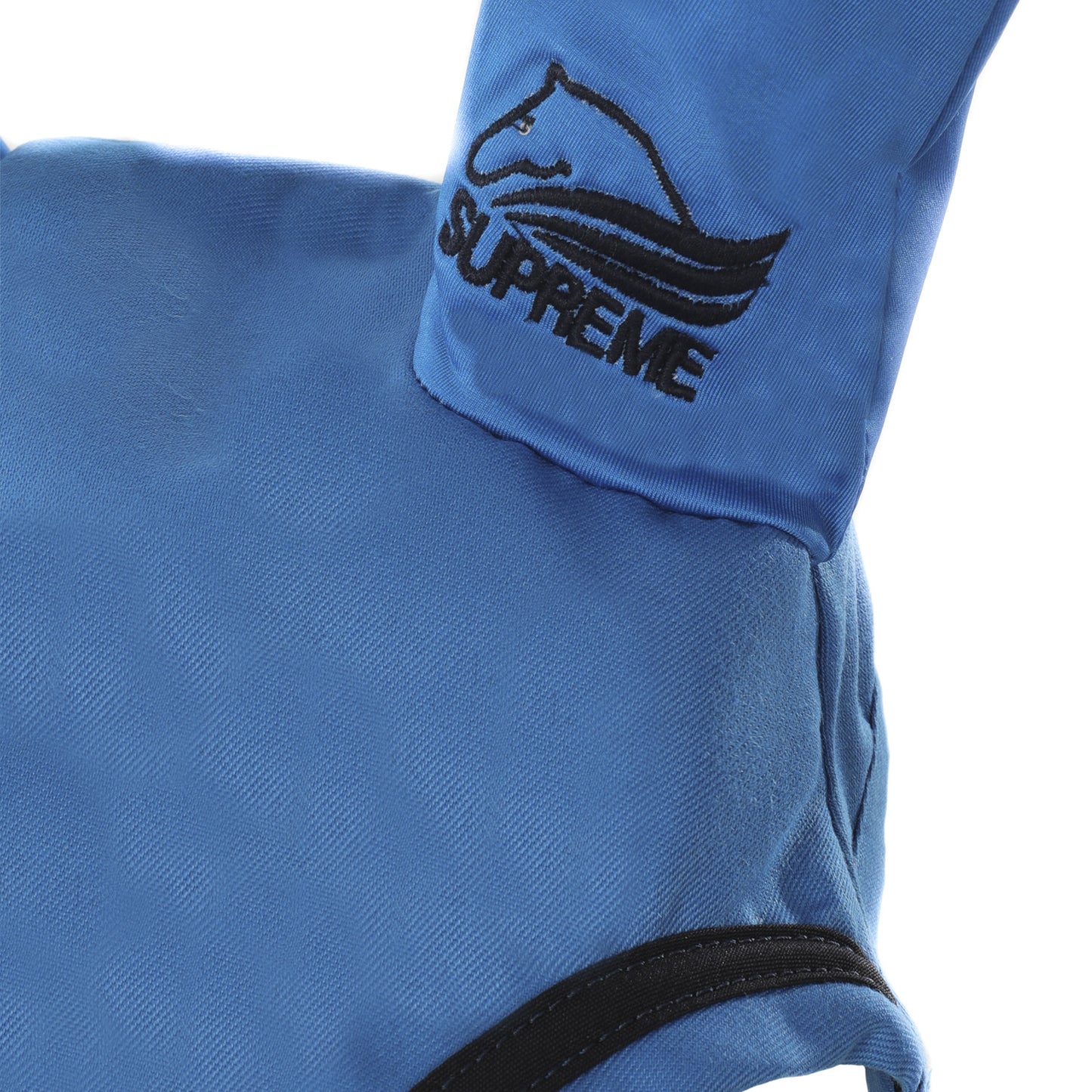 Cofia pony de algodón con ribete en contraste Supreme - Royal/Navy