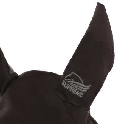 Capucha para caballo de algodón Supreme - Brown/Light Grey