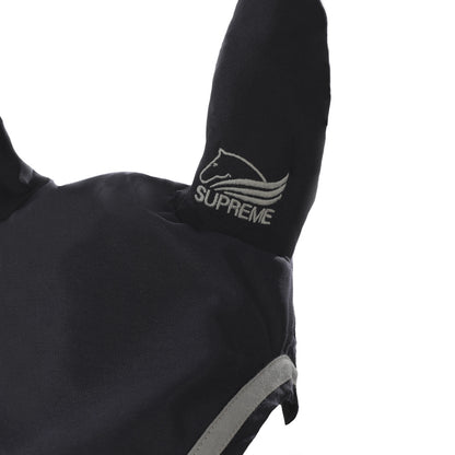 Capucha para caballo de algodón Supreme - Navy/Light Grey