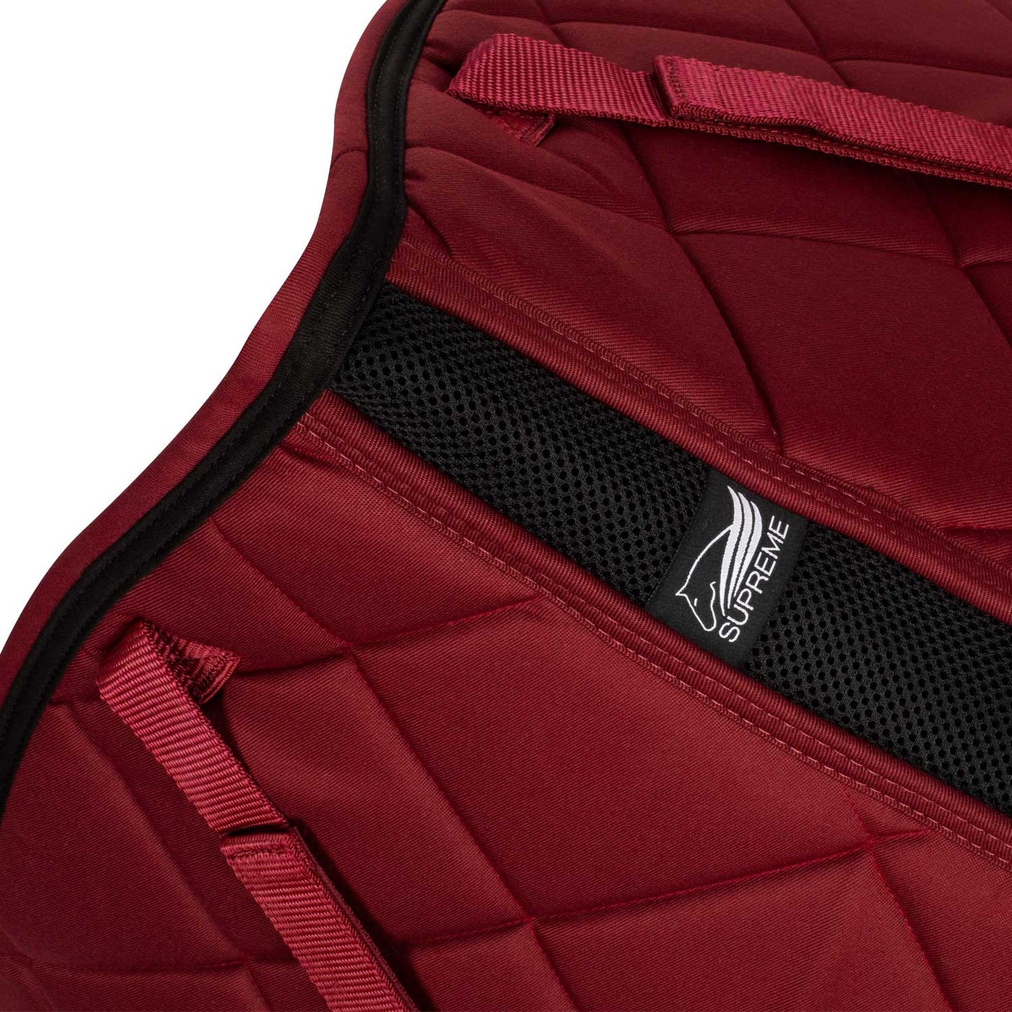 Sudadero de doma acolchado Supreme - Burgundy/Black