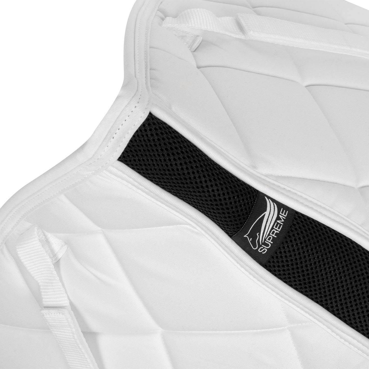 Sudadero de doma acolchado Supreme - White/White