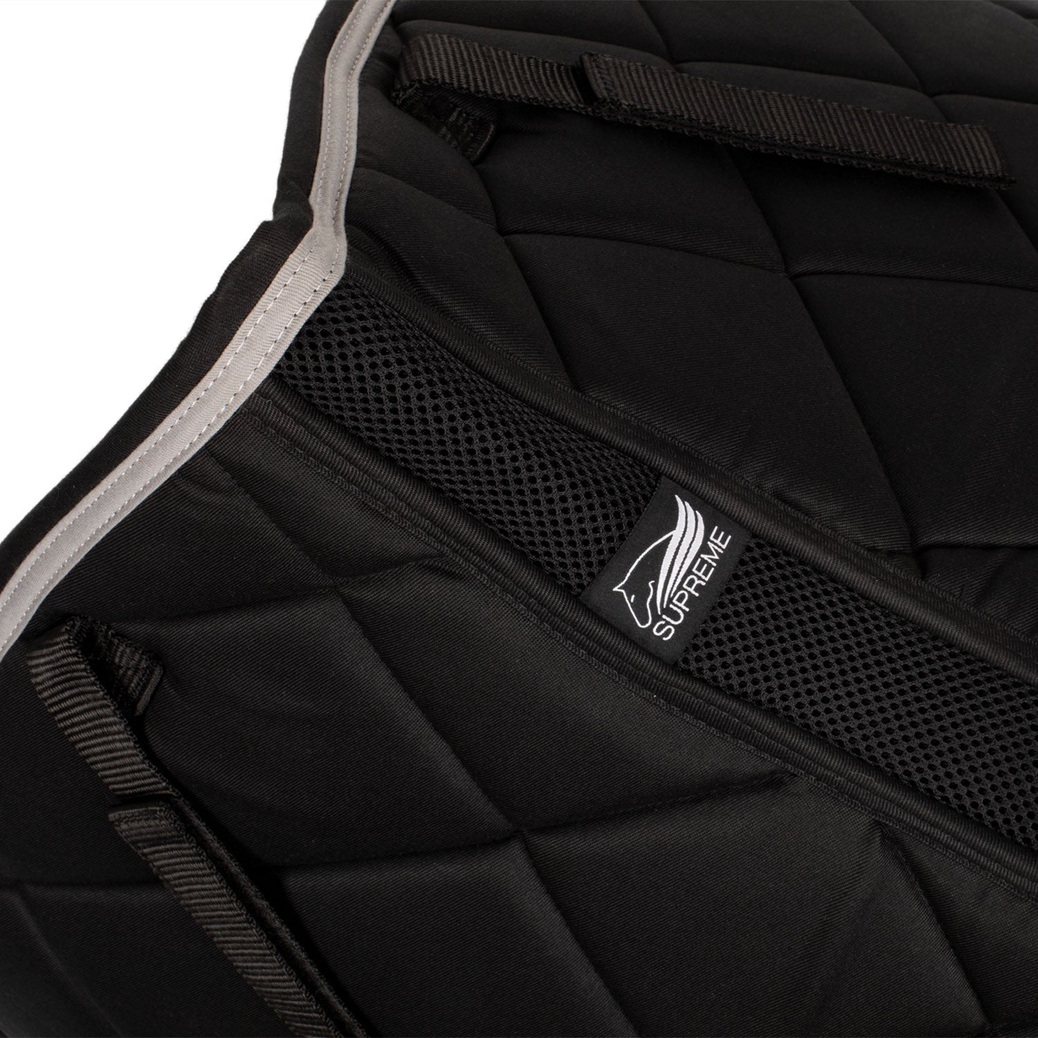 Sudadero de doma acolchado Supreme - Black/Light Grey