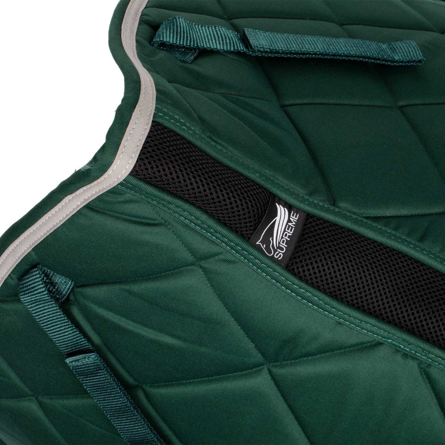 Sudadero de doma acolchado Supreme - Hunter Green/Light Grey