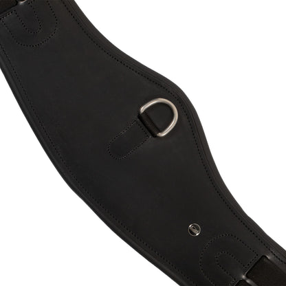 Cinchuelo de doma anatómico de cuero con placa con logo Supreme - Negro