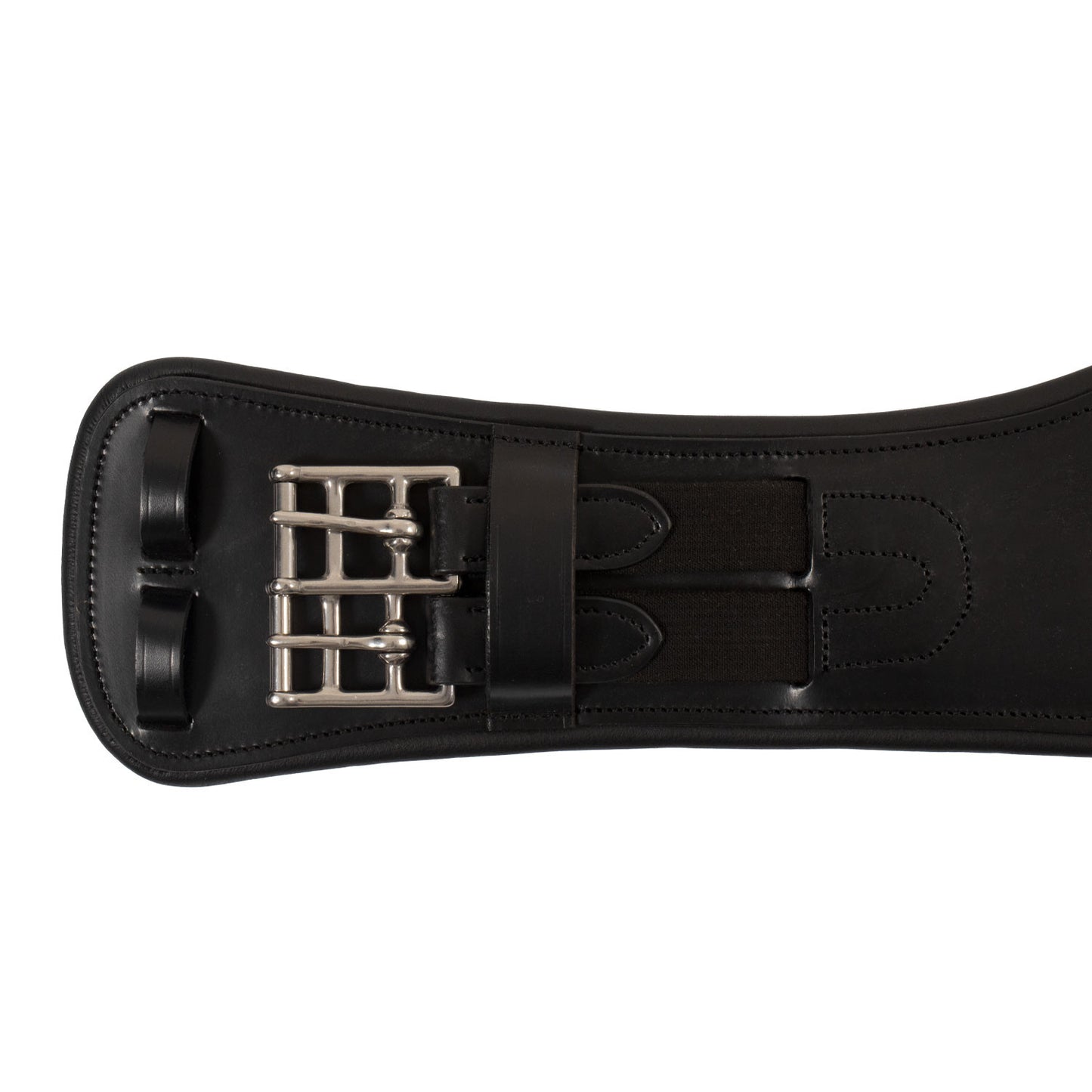 Cinchuelo de doma anatómico de cuero con placa con logo Supreme - Negro