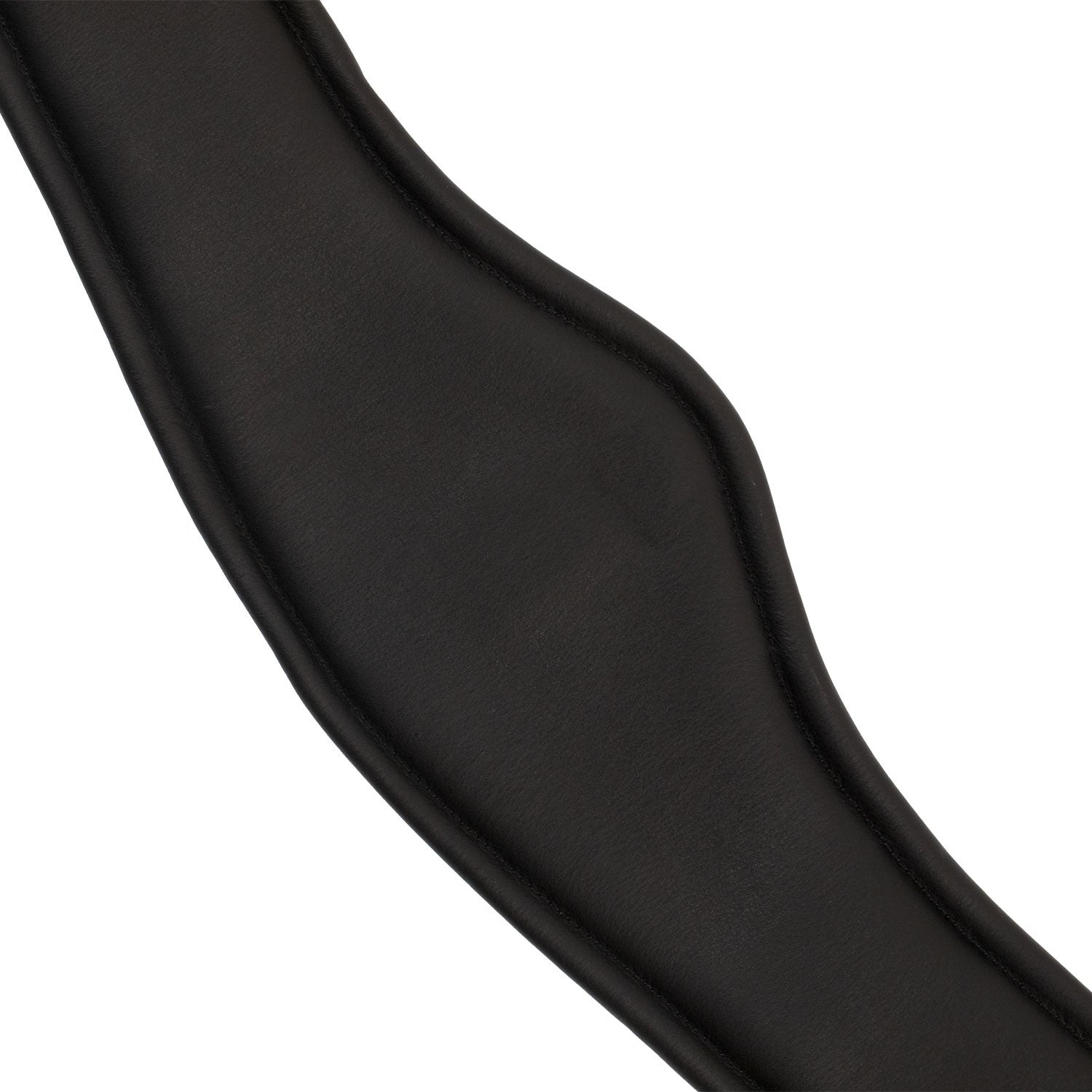 Cinchuelo de doma anatómico de cuero con placa con logo Supreme - Negro