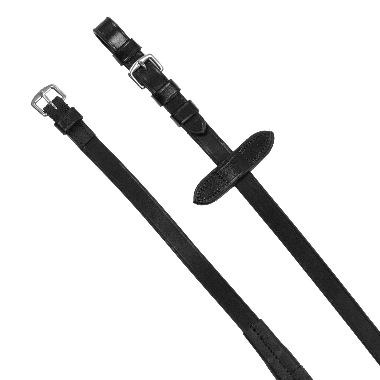 Cabezada de doma modelo Hemelite con riendas de goma Supreme - Negro