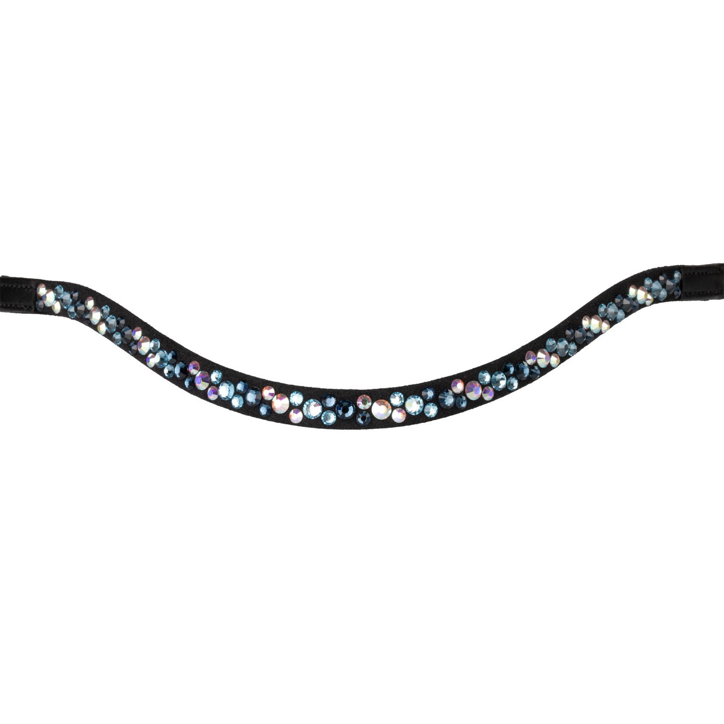 Frontal con strass modelo Spirit Supreme - Black/Blue