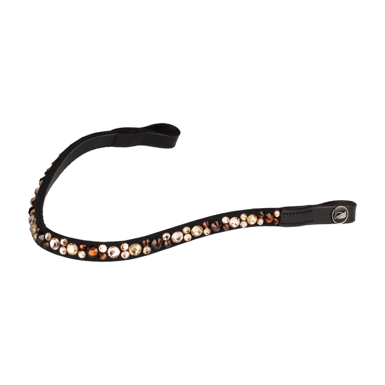 Frontal con strass modelo Spirit Supreme - Black/Gold