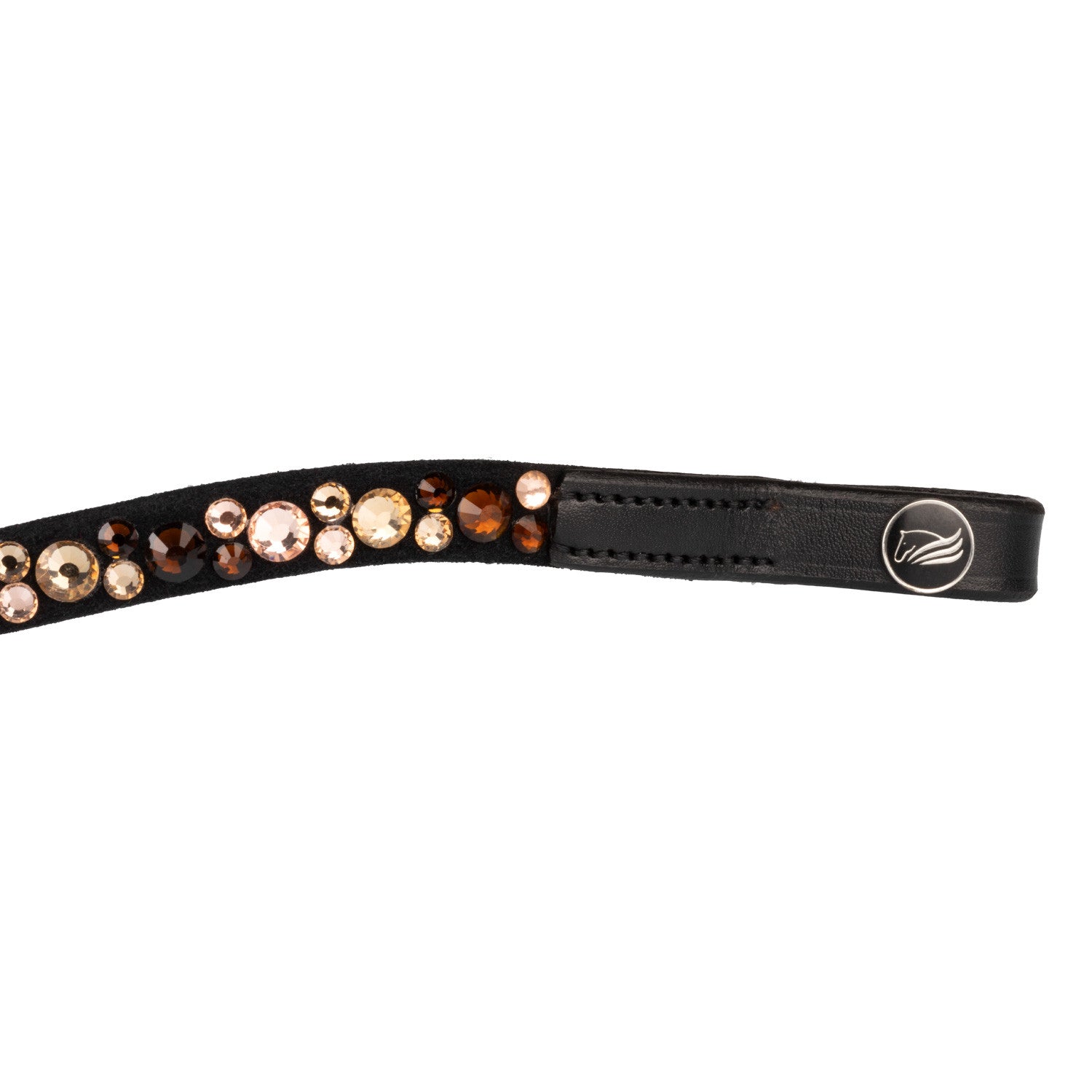 Frontal con strass modelo Spirit Supreme - Black/Gold