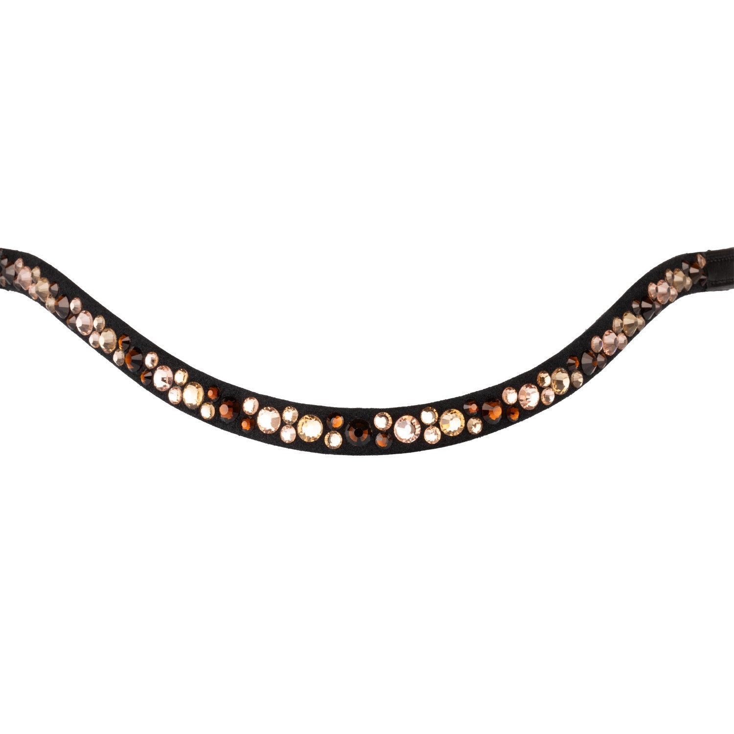 Frontal con strass modelo Spirit Supreme - Black/Gold