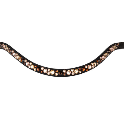 Frontal con strass modelo Spirit Supreme - Black/Gold
