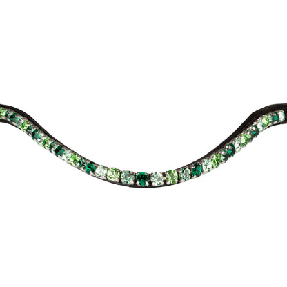Frontal con strass modelo Shade Supreme - Black/Green