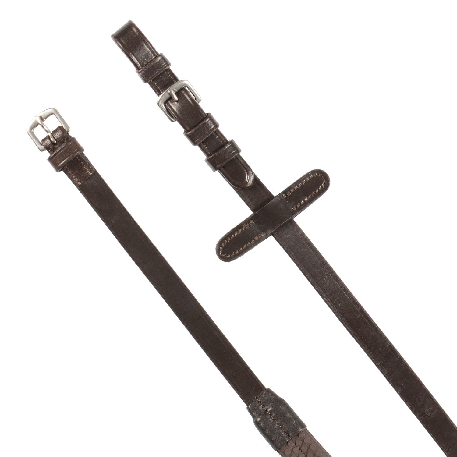 Cabecero acolchado con bordados decorativos Supreme - Marrón oscuro