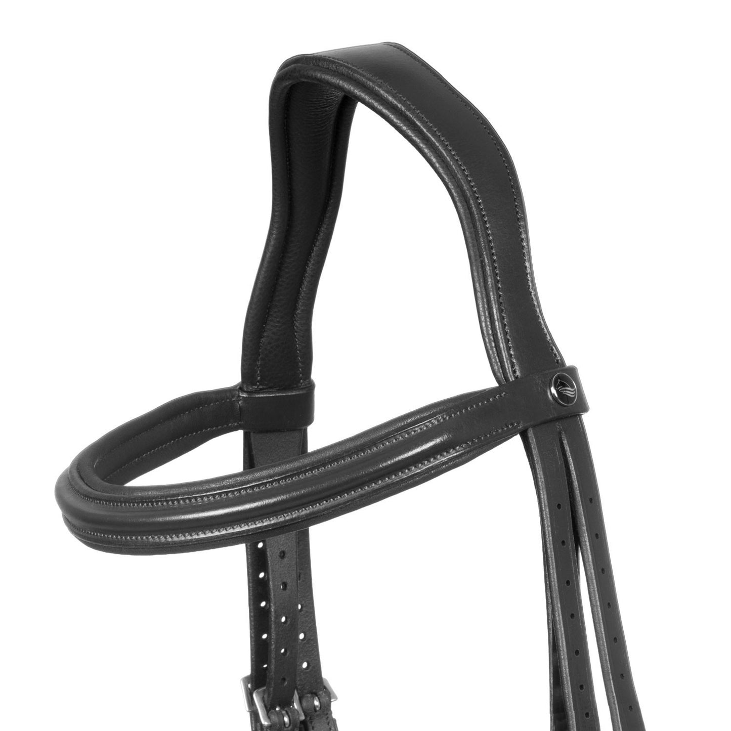 Cabecera con relieve cuadrado en piel Sioux Supreme - Negro