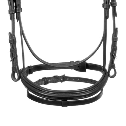 Cabecera con relieve cuadrado en piel Sioux Supreme - Negro