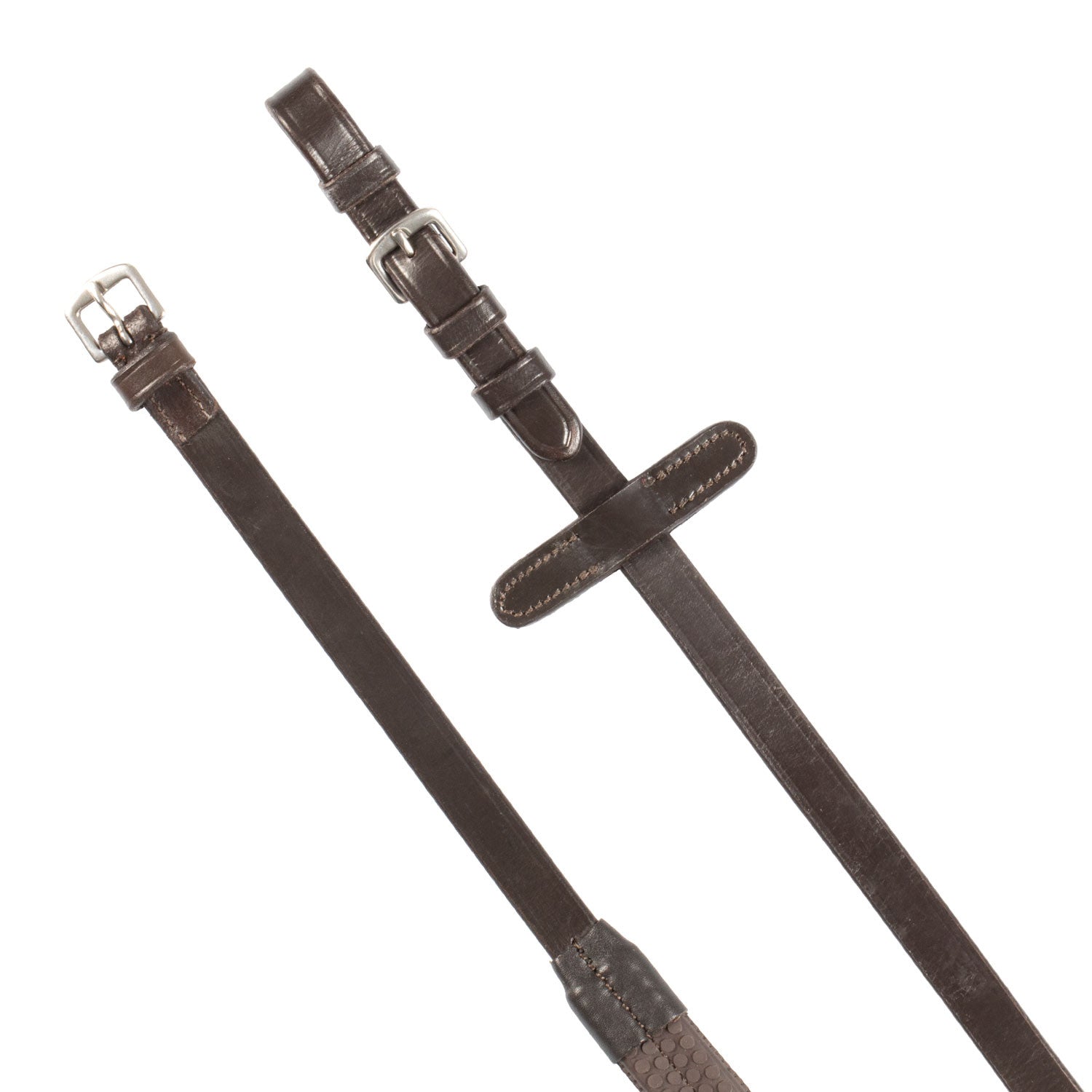Cabecera con relieve cuadrado en piel Sioux Supreme - Marrón oscuro