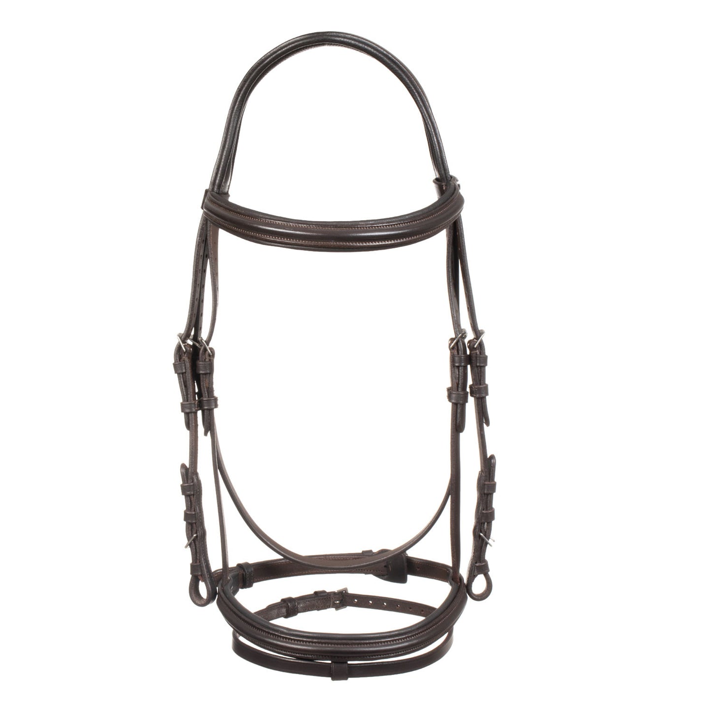 Cabecera con relieve cuadrado en piel Sioux Supreme - Marrón oscuro