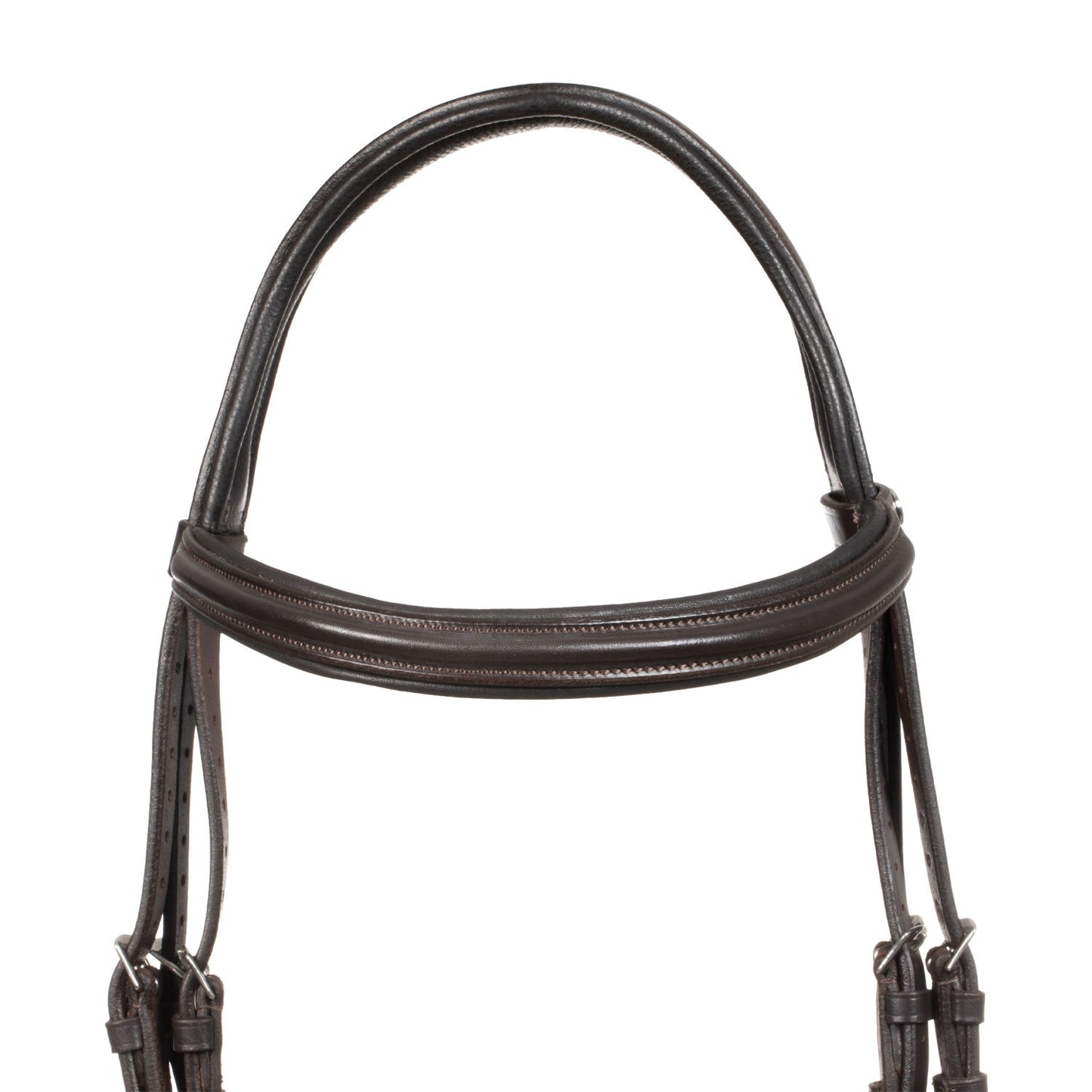 Cabecera con relieve cuadrado en piel Sioux Supreme - Marrón oscuro