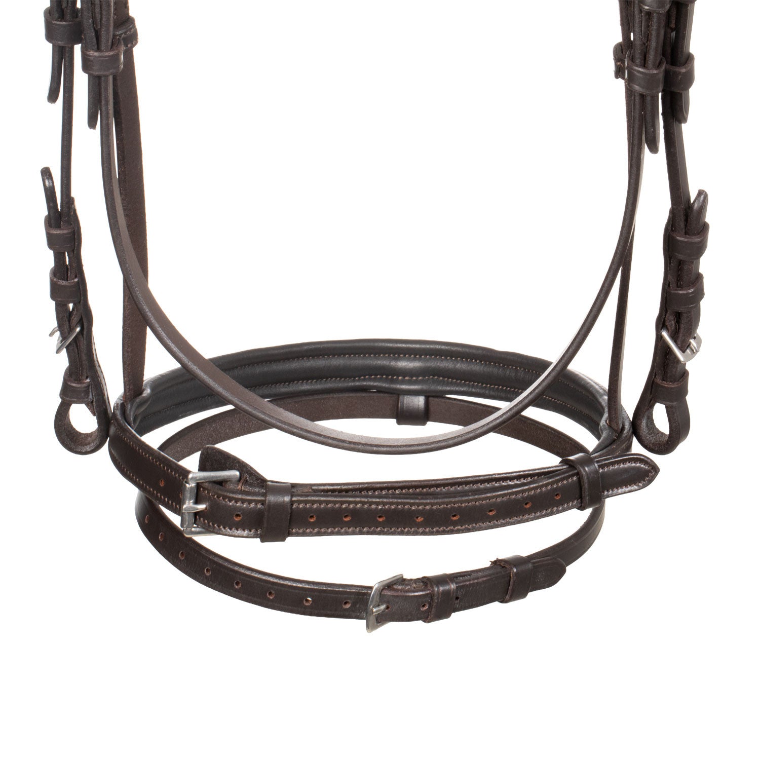Cabecera con relieve cuadrado en piel Sioux Supreme - Marrón oscuro