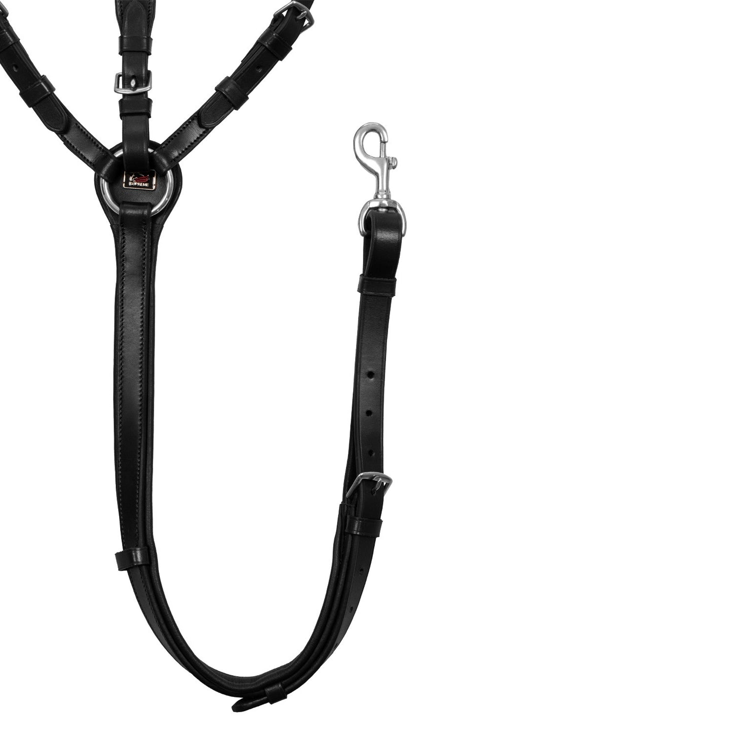 Pechera de caza ajustable con martingala Supreme - Negro