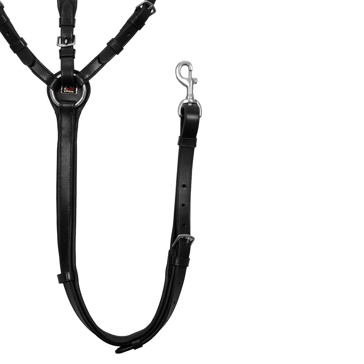 Pechera de caza ajustable con martingala Supreme - Negro