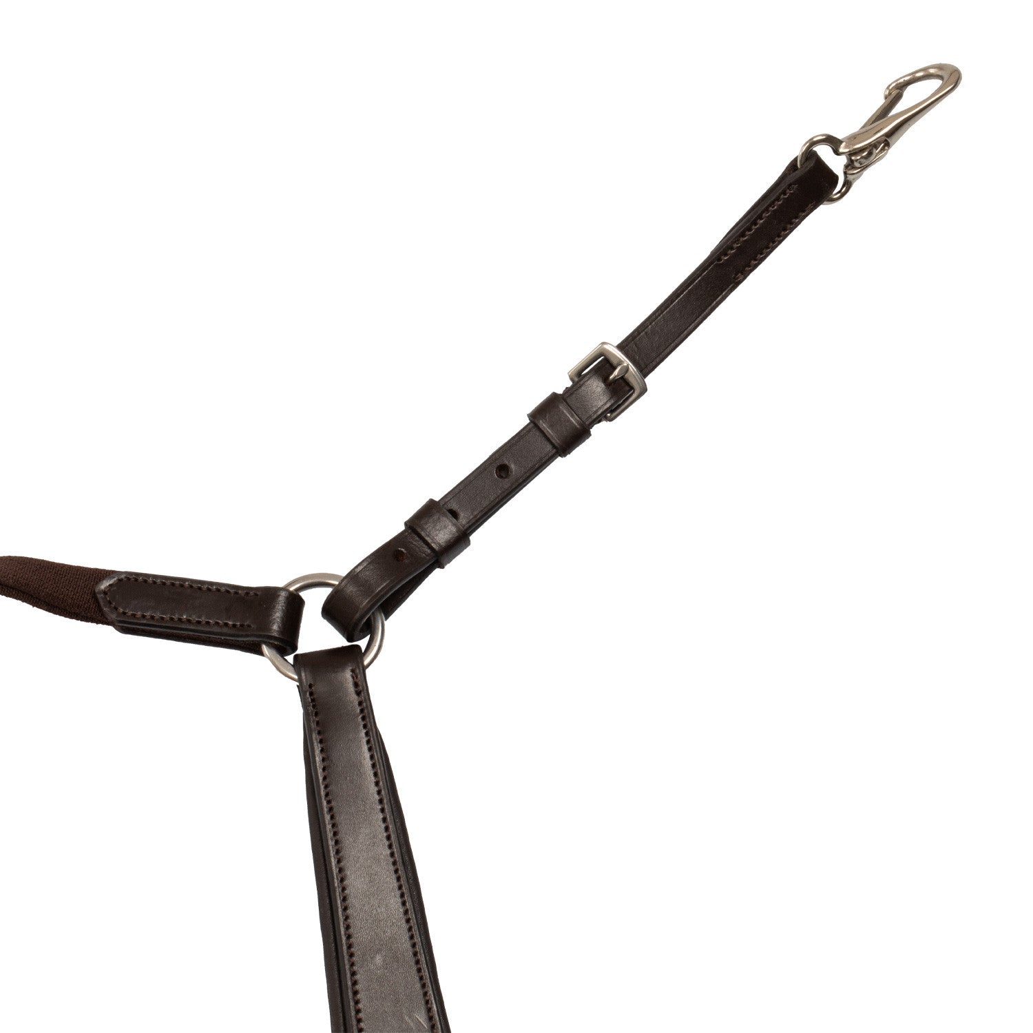 Pechera de caza ajustable con martingala Supreme - Marrón oscuro