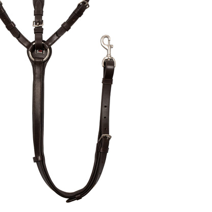 Pechera de caza ajustable con martingala Supreme - Marrón oscuro