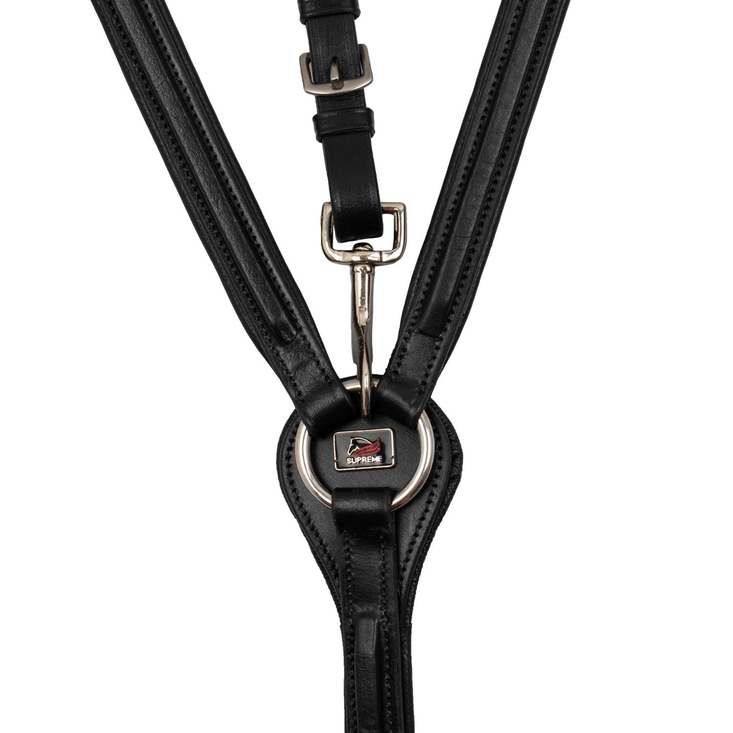 Pechera acolchada con martingala removible Supreme - Negro